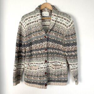 Vintage Lord & Taylor Wool Cardigan Size Medium Pastel Academia Ivy‎ League